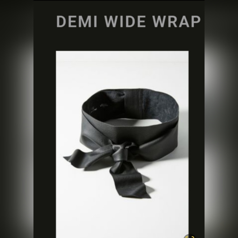 Wrap leather belt.